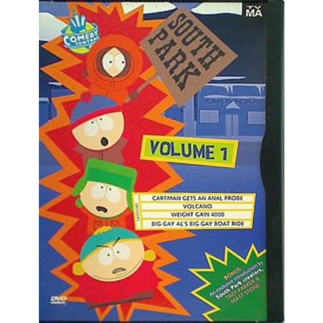 サウスパーク 無修正版 ボリューム 1 South Park Vol. 1 エンタメ/ホビーのDVD/ブルーレイ(その他)の商品写真