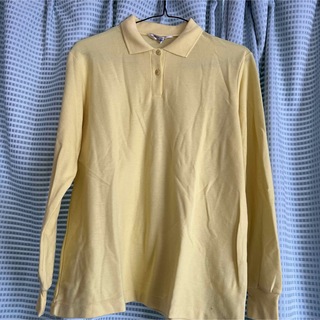 黄色 ラガーシャツ(ポロシャツ)