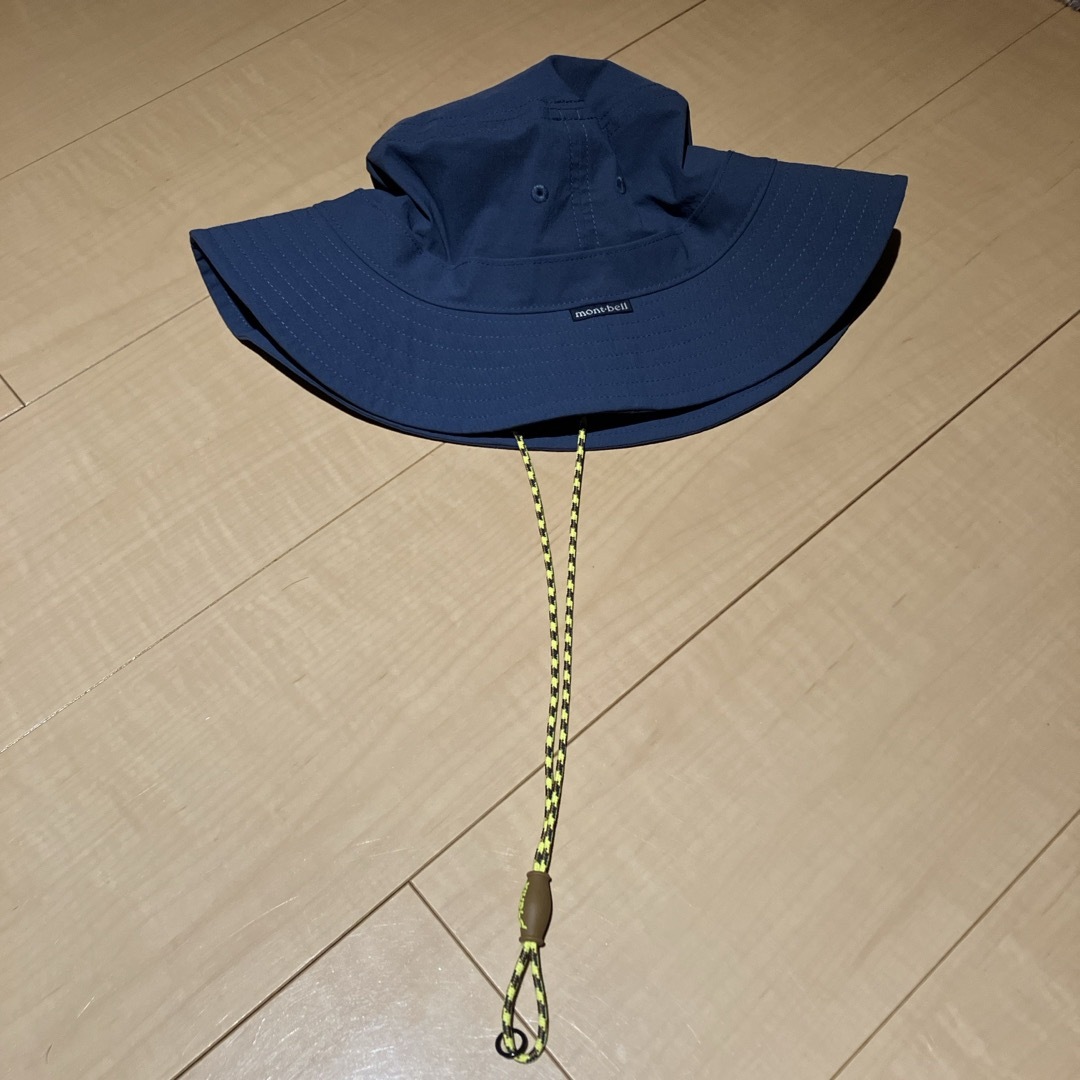 THE NORTH FACE(ザノースフェイス)の極美品 mont-bell モンベル ハット ネイビー コード付 アウトドア メンズの帽子(ハット)の商品写真
