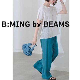 ビーミング ライフストア バイ ビームス(B:MING LIFE STORE by BEAMS)のB:MING by beams ビーミング バイ ビームス カットソー　半袖　白(カットソー(半袖/袖なし))