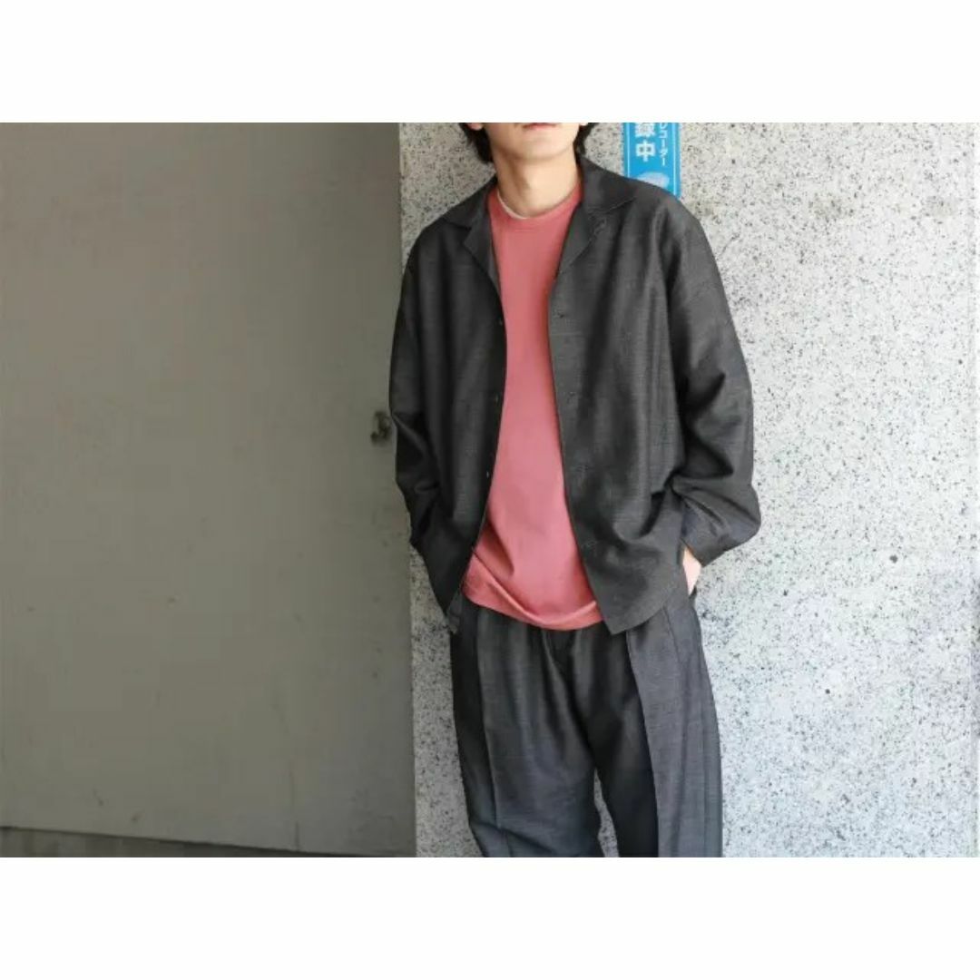 STUDIO NICHOLSON(スタジオニコルソン)のSTUDIO NICHOLSON LONG SLEEVE CAMP SHIRT メンズのジャケット/アウター(その他)の商品写真