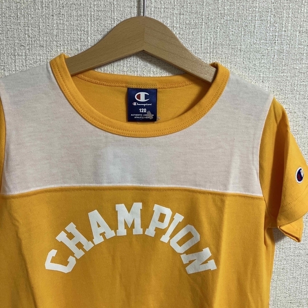 Champion(チャンピオン)の新品！champion 120 ワンピース キッズ/ベビー/マタニティのキッズ服女の子用(90cm~)(ワンピース)の商品写真