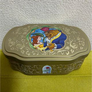 ビジョトヤジュウ(美女と野獣)の美女と野獣の缶ケース(キャラクターグッズ)