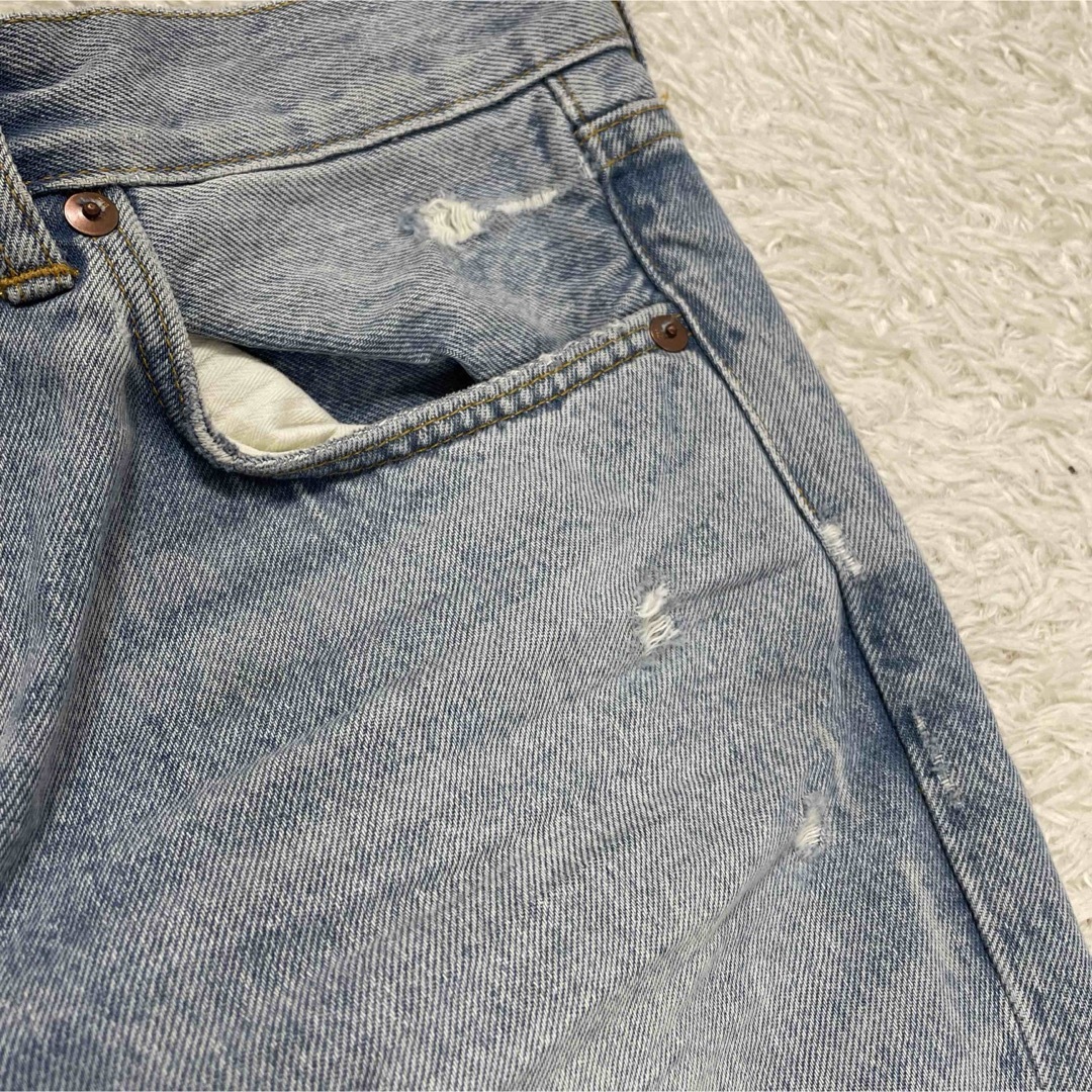 ZARA(ザラ)のZARA ザラ PREMIUM DENIM デニム　ジーンズ　ボタンフライ　L メンズのパンツ(デニム/ジーンズ)の商品写真