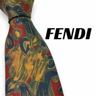 フェンディ(FENDI)の【6083】美品！ フェンディ　ネクタイ　総柄(ネクタイ)