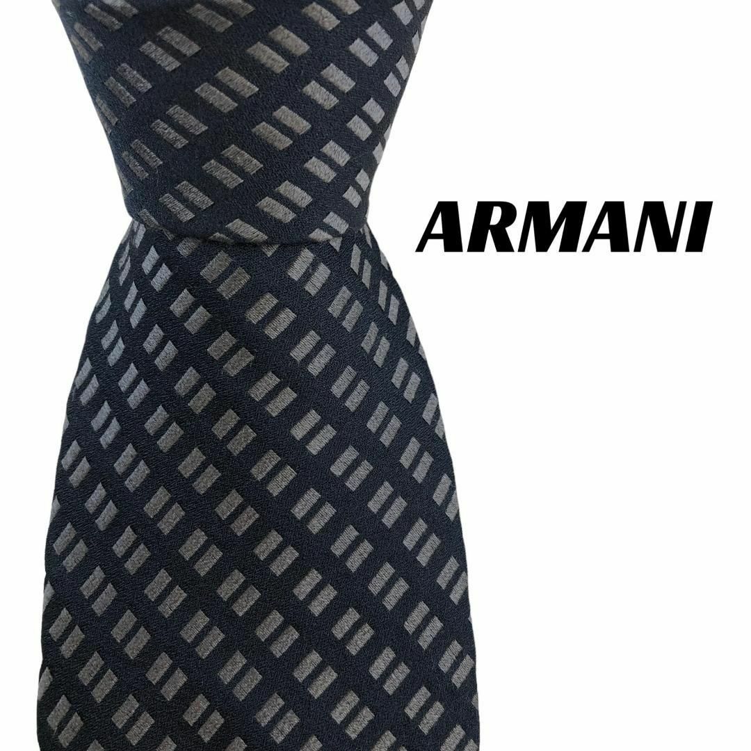 Armani(アルマーニ)の【6084】美品！ アルマーニ　ネクタイ　ネイビー系 メンズのファッション小物(ネクタイ)の商品写真