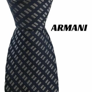 アルマーニ(Armani)の【6084】美品！ アルマーニ　ネクタイ　ネイビー系(ネクタイ)