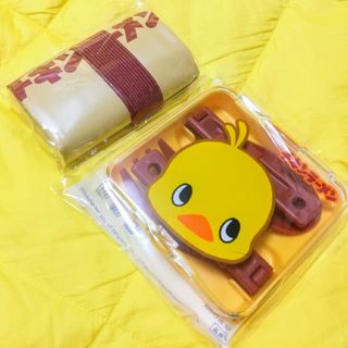 ニッシンショクヒン(日清食品)のチキンラーメン カトラリー　ひよこちゃん　エコバッグセットA(キャラクターグッズ)