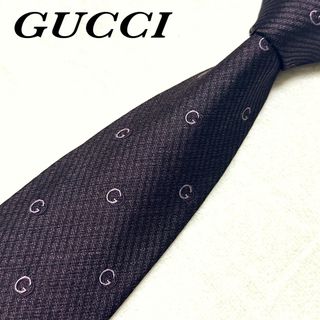 Gucci - 【極美品】 グッチ ネクタイ GG柄 シルク ハイブランド 高級