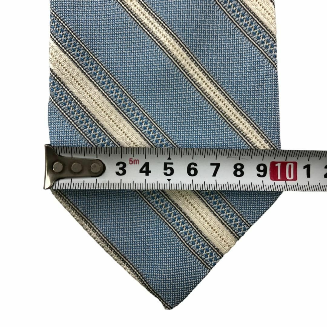 Armani(アルマーニ)の【6087】美品！ ジョルジオアルマーニ　ネクタイ　水色×クリーム色系 メンズのファッション小物(ネクタイ)の商品写真