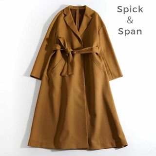 スピックアンドスパン(Spick & Span)の844*美品 スピック&スパン ダブルクロス テーラード ロングコート(ロングコート)