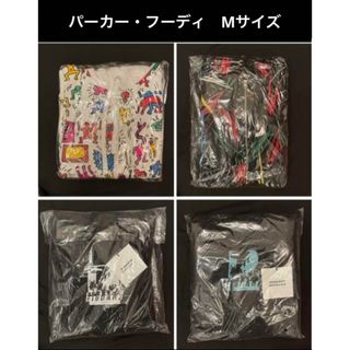 ビッグバン(BIGBANG)の BIGBANG グッズ　パーカー　フーディ　Mサイズ　4点(ミュージシャン)