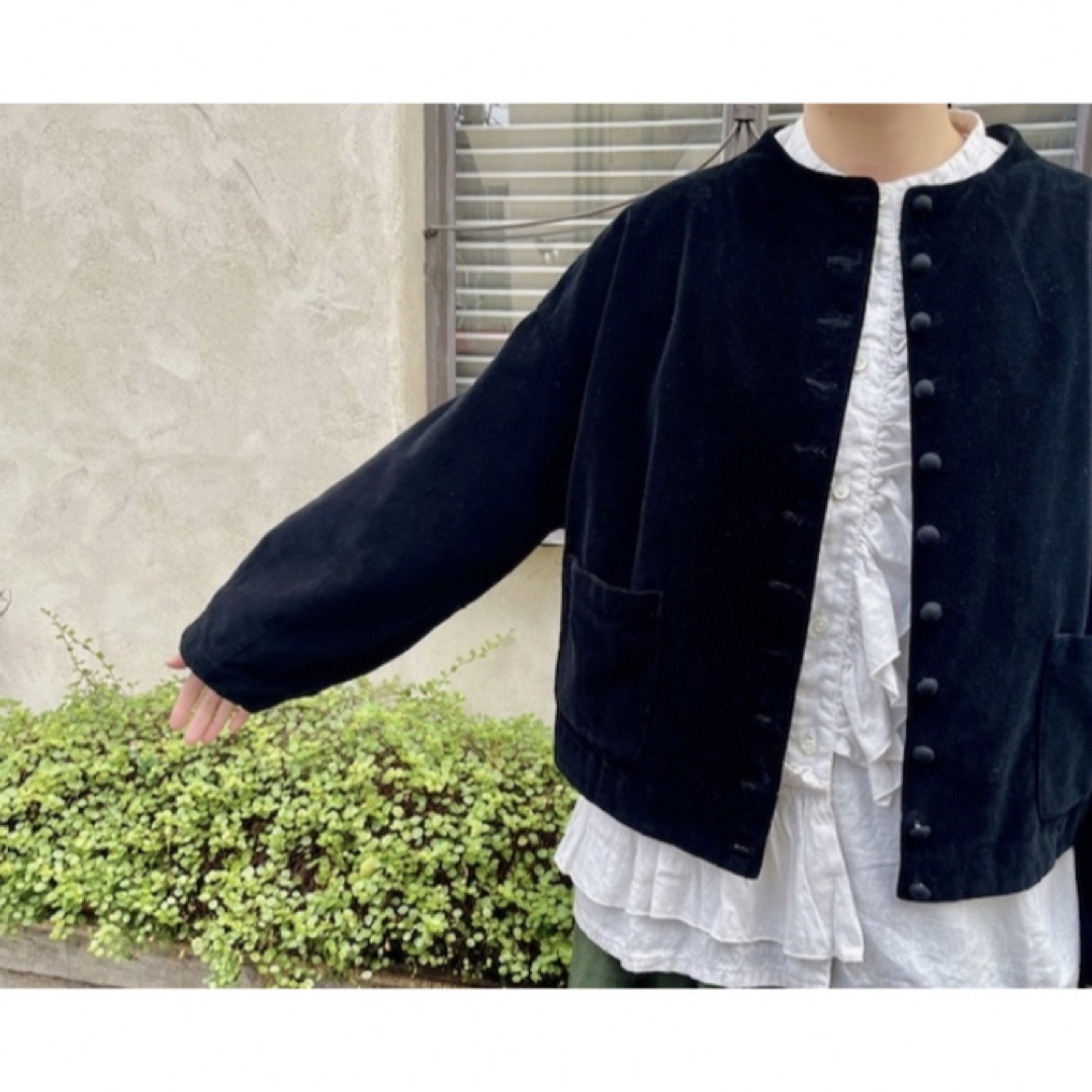 nest Robe - ネストローブ新品 未使用☆ランダムギャザーフリル nest Robe - ネストローブ新品 未使用☆ランダムギャザーフリル
