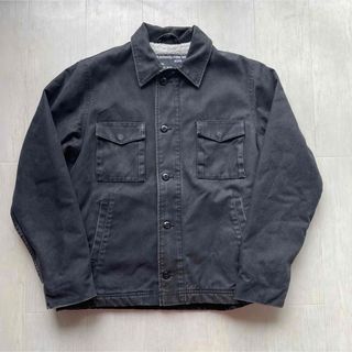 STUSSY - stussyステューシーデニムジャケットブラックM裏ボアダメージ加工カバーオール