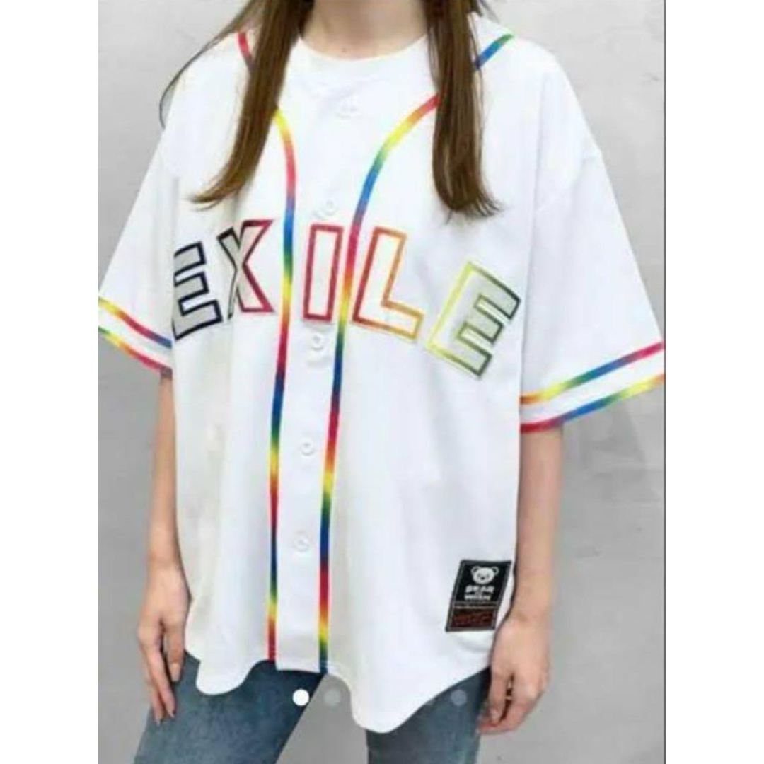 EXILE(エグザイル)のEXILE ベースボールTシャツ power off Wish エンタメ/ホビーのタレントグッズ(アイドルグッズ)の商品写真