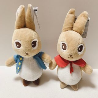 ピーターラビット(PETER RABBIT（TM）)の【新品】ピーターラビット　ダイソー　ぬいぐるみ　2体セット(キャラクターグッズ)