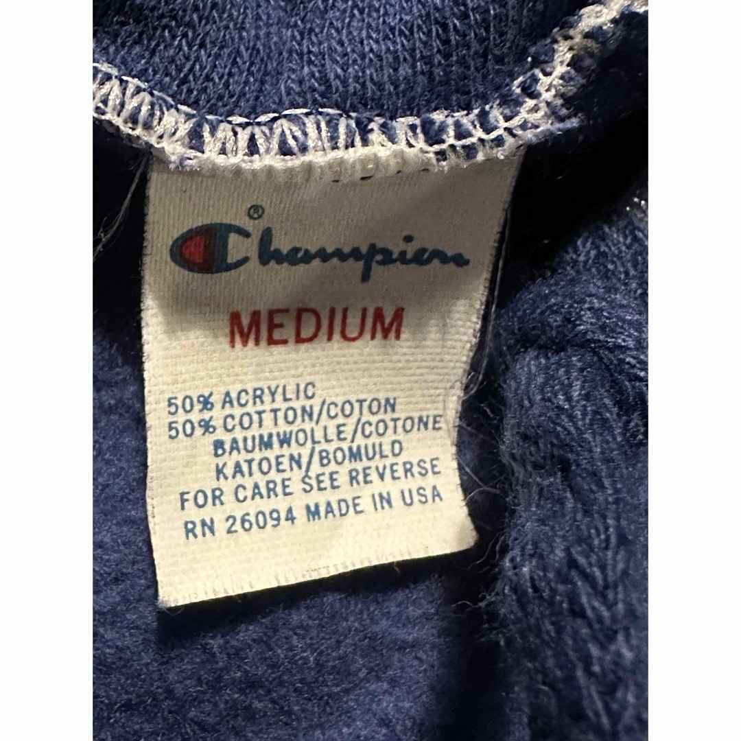 Champion(チャンピオン)の80s USA製　Championタグ　 ラグラン  フーデイ ダブルフェイス メンズのトップス(スウェット)の商品写真