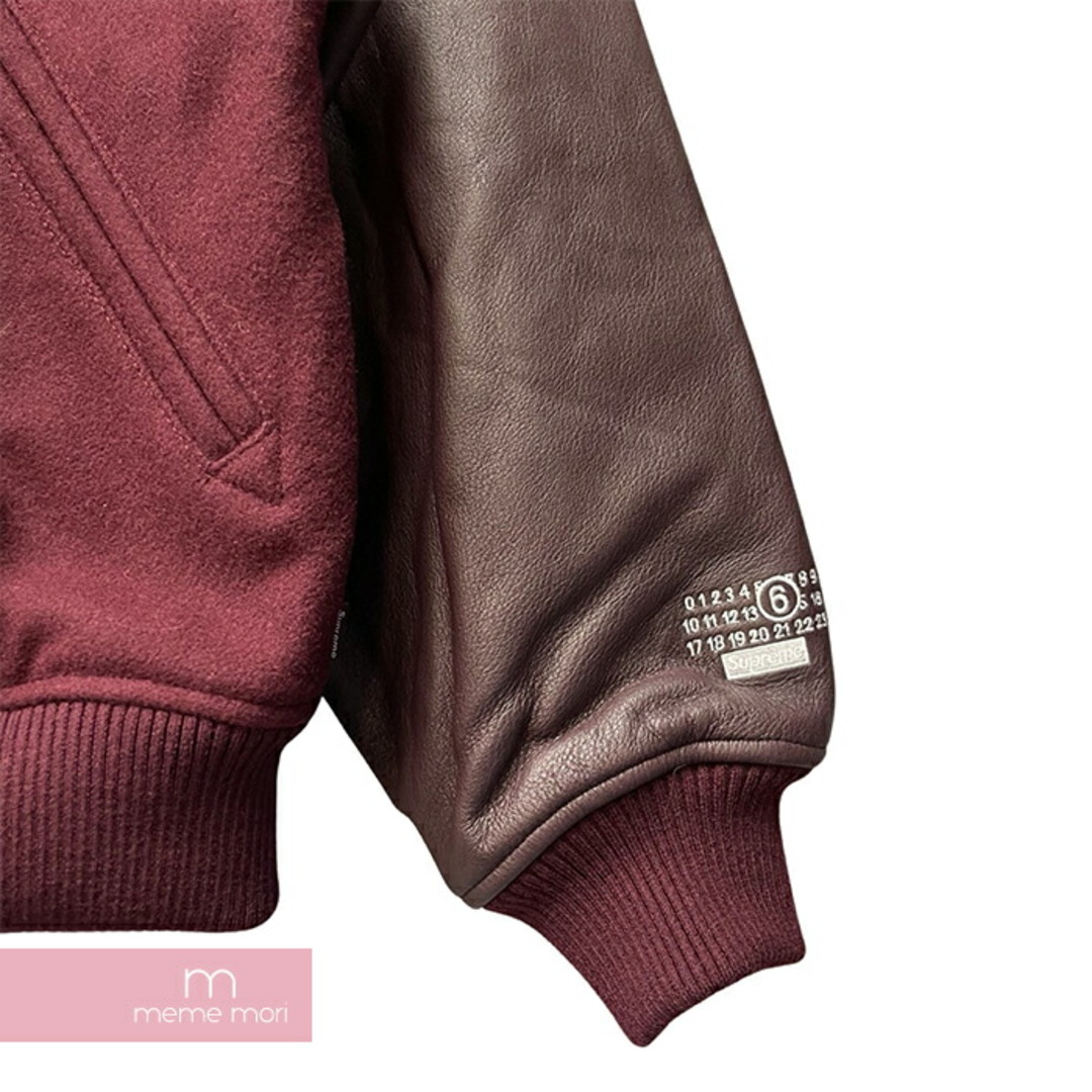 Supreme×MM6 Maison Margiela 2024SS Split Varsity Jacket Supreme×MM6 Maison Margiela 2024SS Split Varsity Jacket