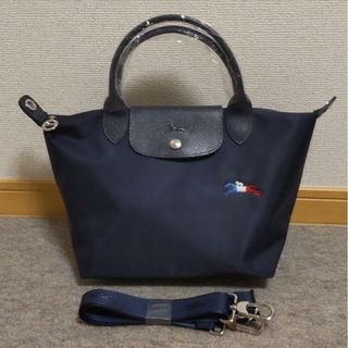 ロンシャン(LONGCHAMP)の新品 ロンシャン ルプリアージュ ハンドルバッグ  マリン(ハンドバッグ)