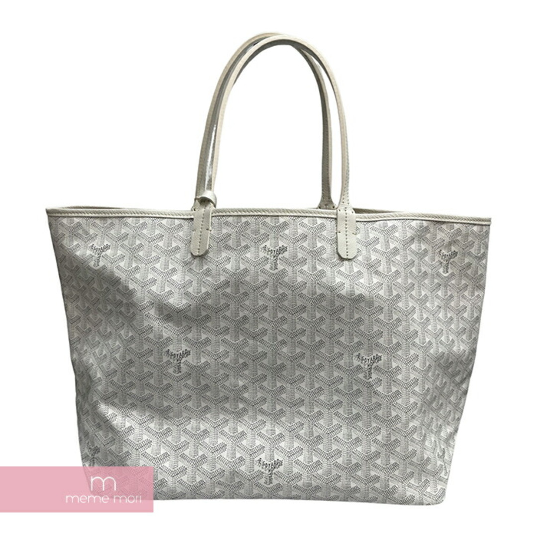 GOYARD(ゴヤール)のGOYARD Saint-Louis PM ゴヤールサンルイPM トートバッグ ポーチ付属 総柄ロゴ ホワイト【240401】【新古品】【me04】 メンズのバッグ(トートバッグ)の商品写真