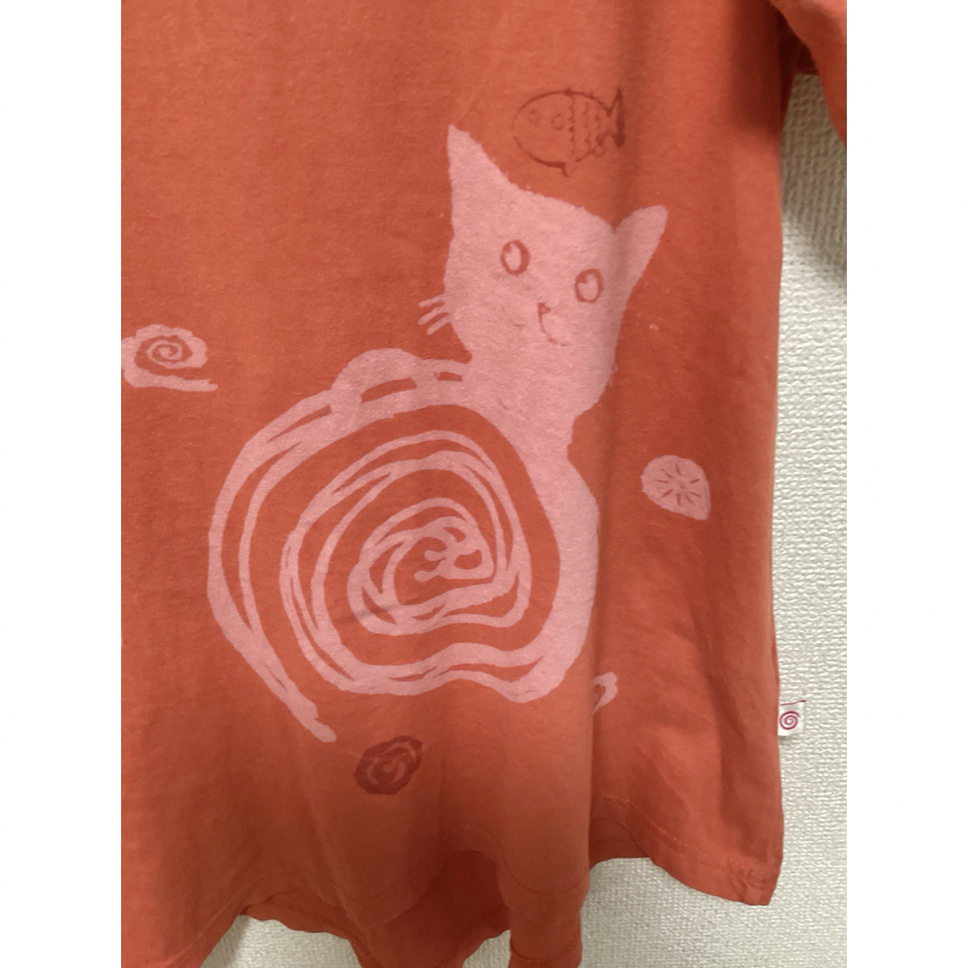 アシンメトリー ねこＴシャツ フリーサイズ レディースのトップス(Tシャツ(半袖/袖なし))の商品写真