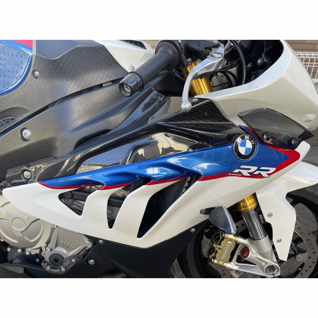 BMW(ビーエムダブリュー)のBMW S1000RR 純正オプション　カーボンサイドカバー　エンブレムキャリア 自動車/バイクのバイク(パーツ)の商品写真