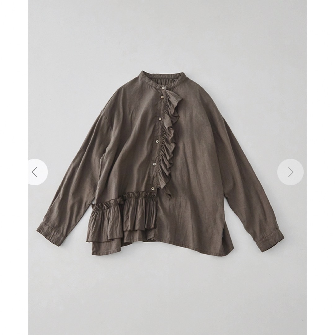 nest Robe - ネストローブ 新品未使用☆ランダムギャザーフリル nest Robe - ネストローブ 新品未使用☆ランダムギャザーフリル