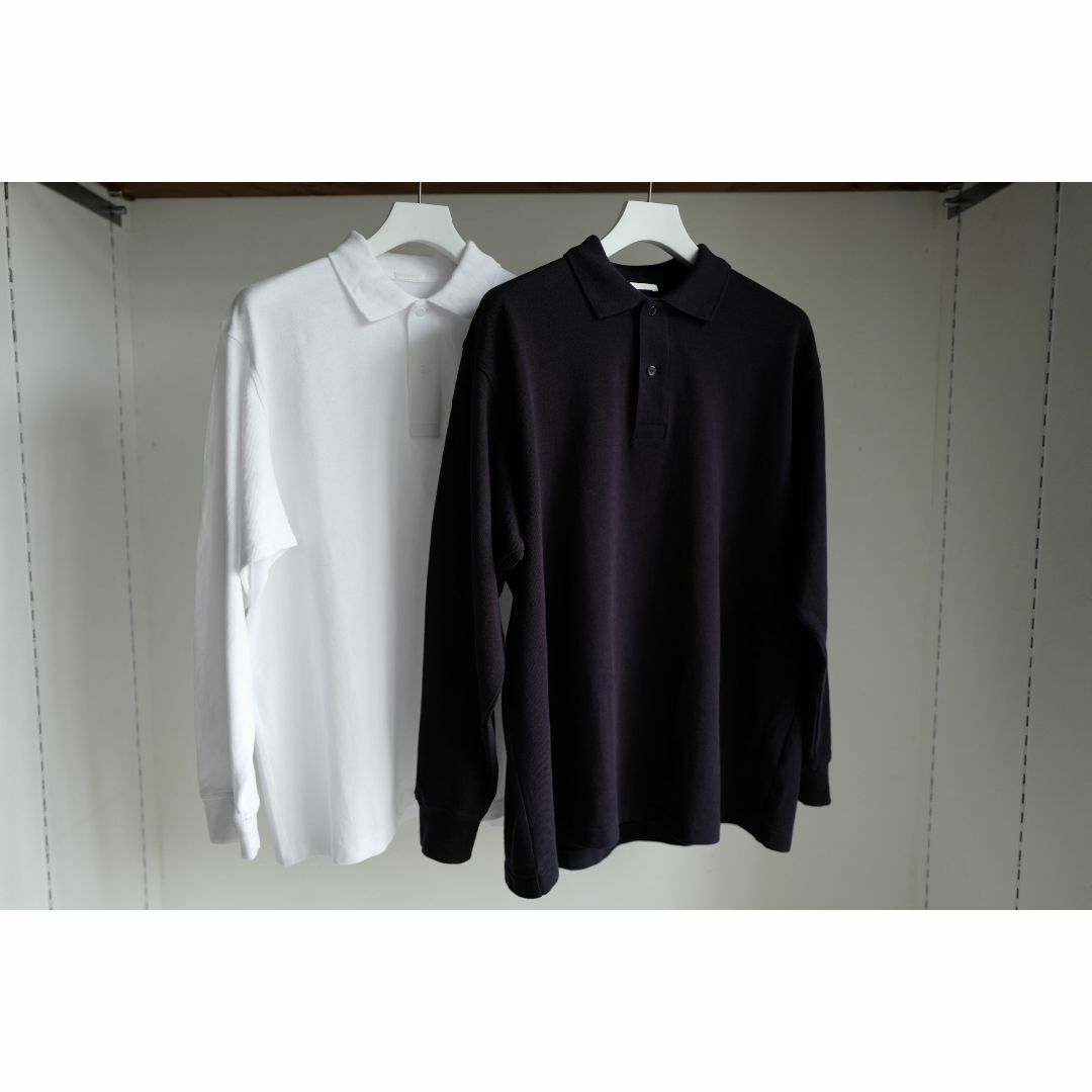 COMOLI(コモリ)のCOMOLI  KANOKO L/S POLO SHIRTS メンズのトップス(ポロシャツ)の商品写真