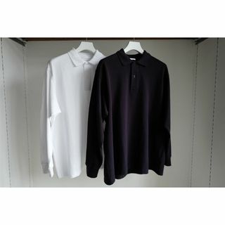 COMOLI  KANOKO L/S POLO SHIRTS