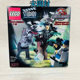 レゴ(Lego)の【未開封】レゴ 1371 ジュラシックパーク スピノサウルスアタック スタジオ(模型/プラモデル)