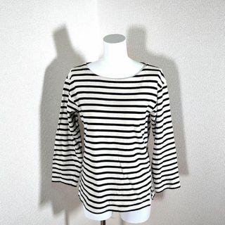 マウジー(moussy)のマウジー　長袖シャツ　ロンT　ボーダー　トップス　裏起毛　コットン100(Tシャツ(長袖/七分))