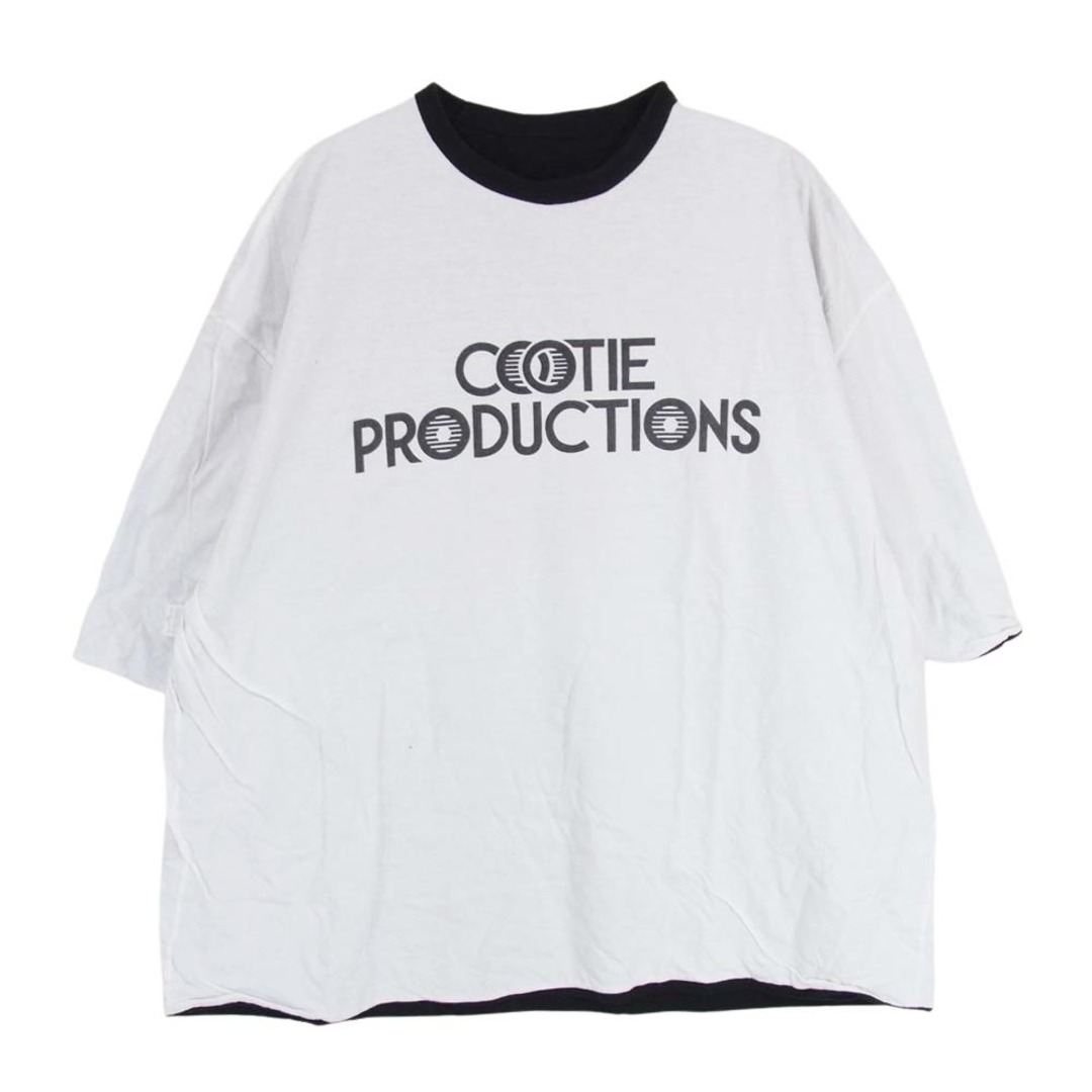 COOTIE(クーティー)のCOOTIE クーティー CTE-20S319 Reversible S/S Tee リバーシブル ロゴ 半袖 Tシャツ ホワイト系 M【中古】 メンズのトップス(シャツ)の商品写真