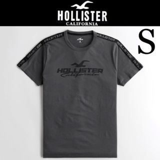 ホリスター(Hollister)の新品タグ付き☆ホリスター肩ロゴテープ半袖ＴシャツSエアロポステールアバクロ(Tシャツ/カットソー(半袖/袖なし))