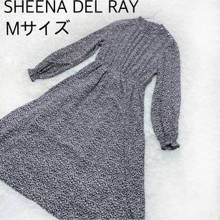 SHEENA DEL RAY 花柄　マキシワンピース　ロングワンピース　ボタン(ロングワンピース/マキシワンピース)