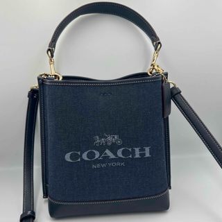 コーチ(COACH)の【Coach】モリーバケット22デニム(ハンドバッグ)