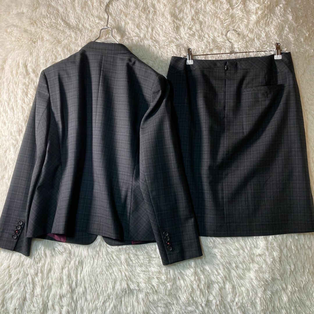 Paul Smith(ポールスミス)の極美品 PSポールスミス スカートスーツ 46L 44L 2XL 大きいサイズ レディースのフォーマル/ドレス(スーツ)の商品写真