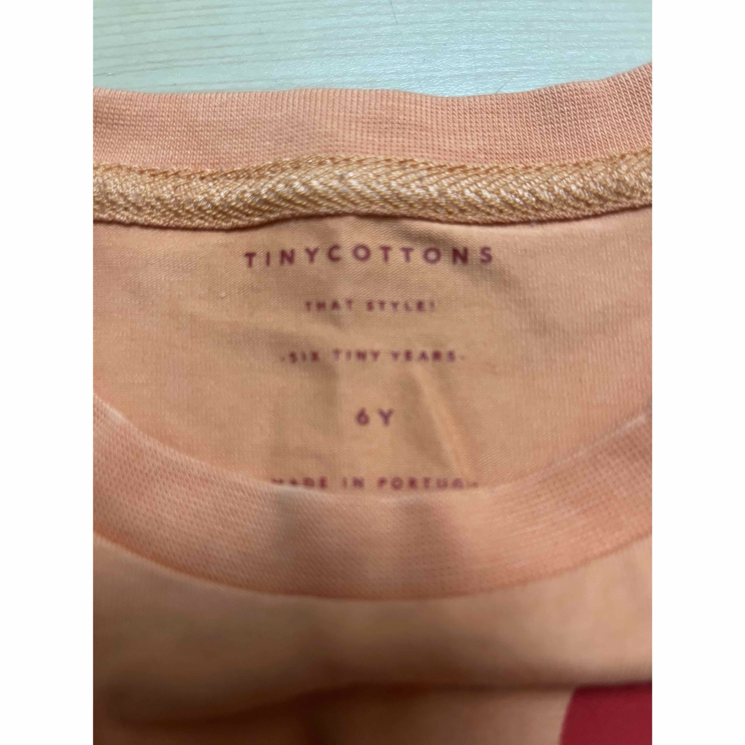 こどもビームス(コドモビームス)のタイニーコットンズ　tinycottons 長袖　総柄　リンゴ　6y ロンT キッズ/ベビー/マタニティのキッズ服女の子用(90cm~)(Tシャツ/カットソー)の商品写真