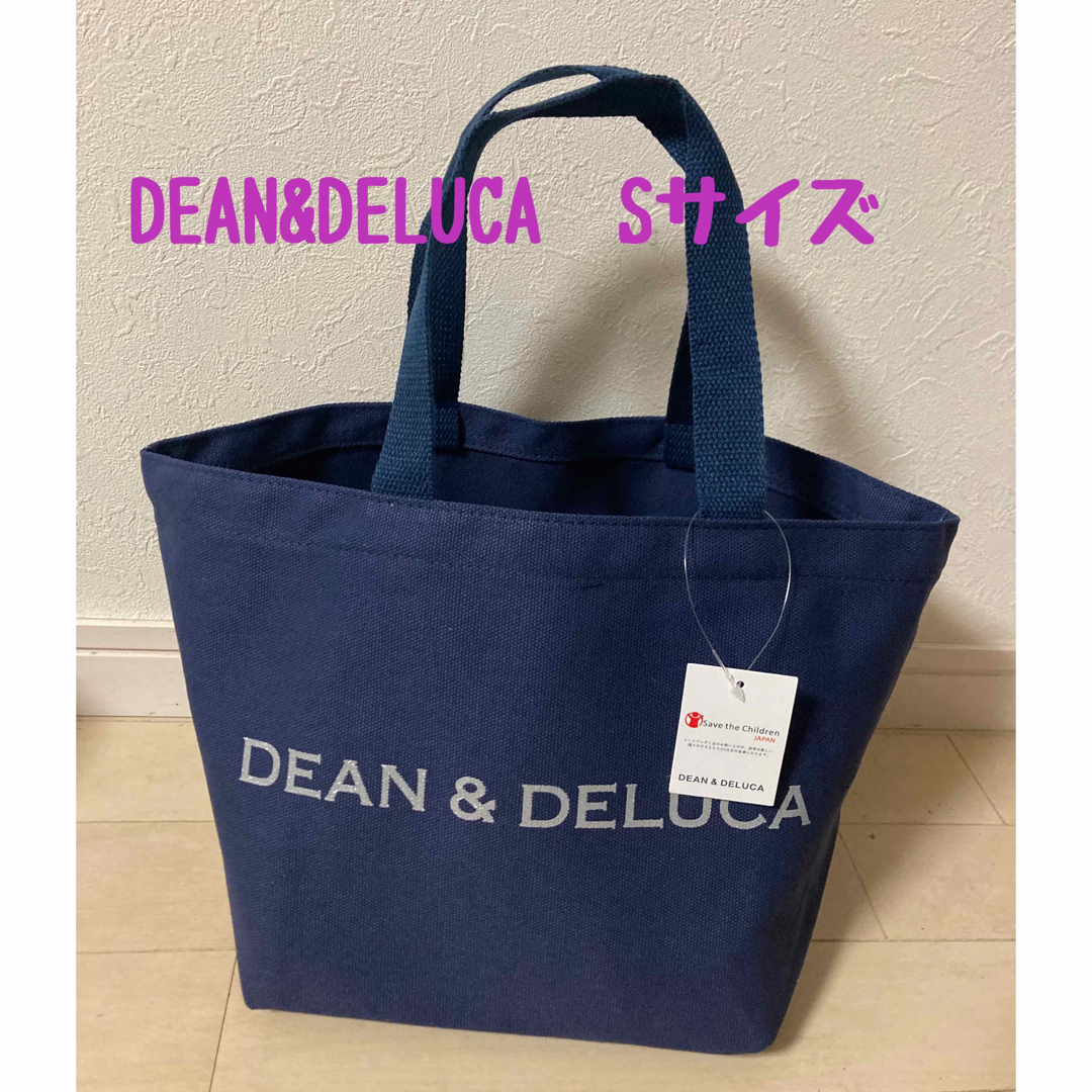 DEAN & DELUCA(ディーンアンドデルーカ)の新品　DEAN&DELUCA　ディーン＆デルーカ　トート　ブルーグレー　Sサイズ レディースのバッグ(トートバッグ)の商品写真