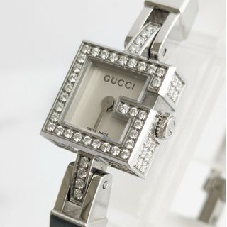 グッチ(Gucci)の箱付き グッチ GUCCI Gミニ ダイヤベゼル ピンク ブレスウォッチ 腕時計(腕時計)