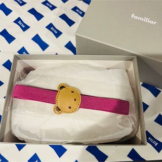 ファミリア(familiar)のファミリア　ランチボックス　お弁当箱　ホワイト　ピンク(弁当用品)