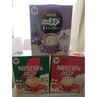 ネスレ(Nestle)の【計90本】ふわラテ　78本　+抹茶ラテ12本(コーヒー)