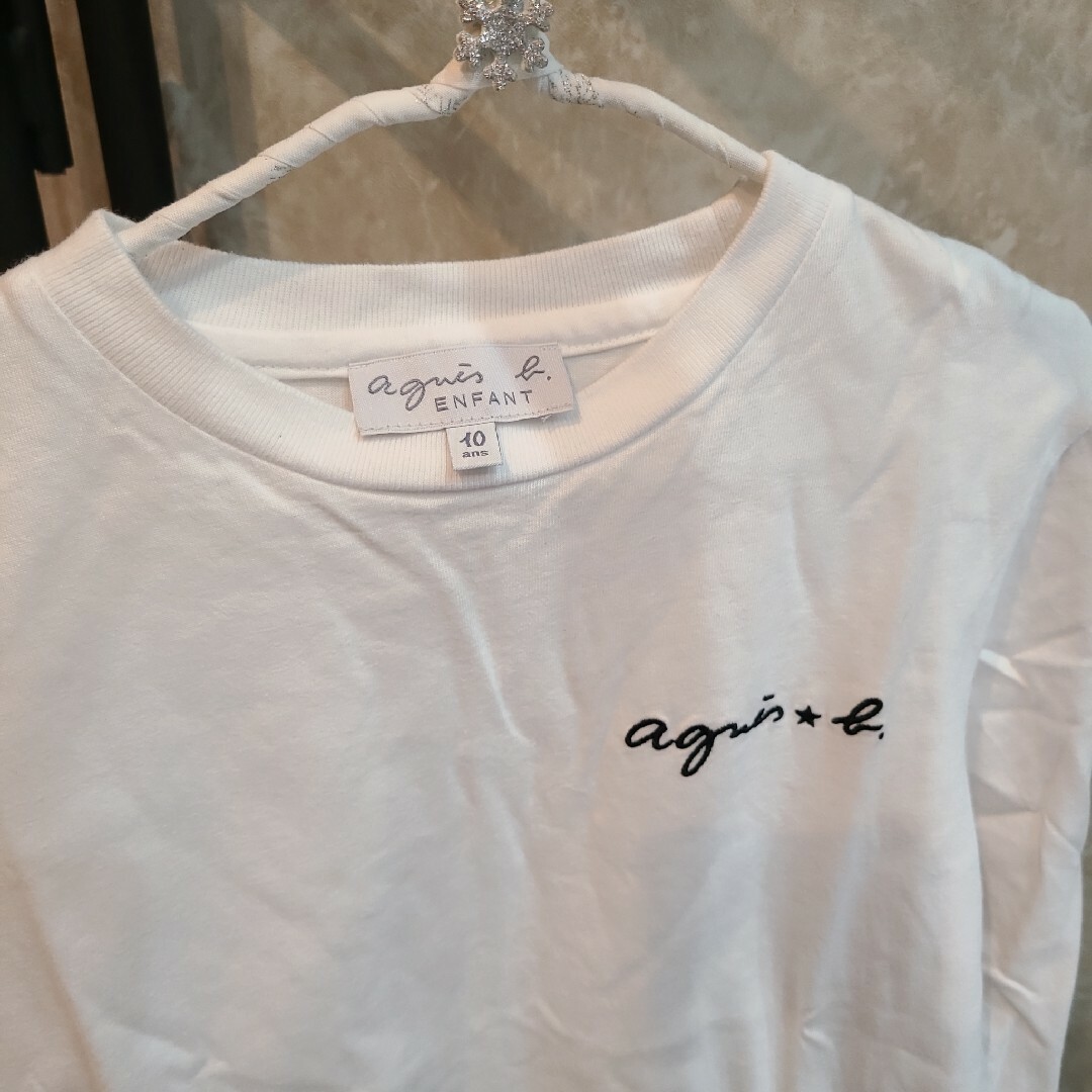 agnes b.(アニエスベー)のアニエスベー　agnes b.　10ans　長袖　　130 キッズ/ベビー/マタニティのキッズ服女の子用(90cm~)(Tシャツ/カットソー)の商品写真