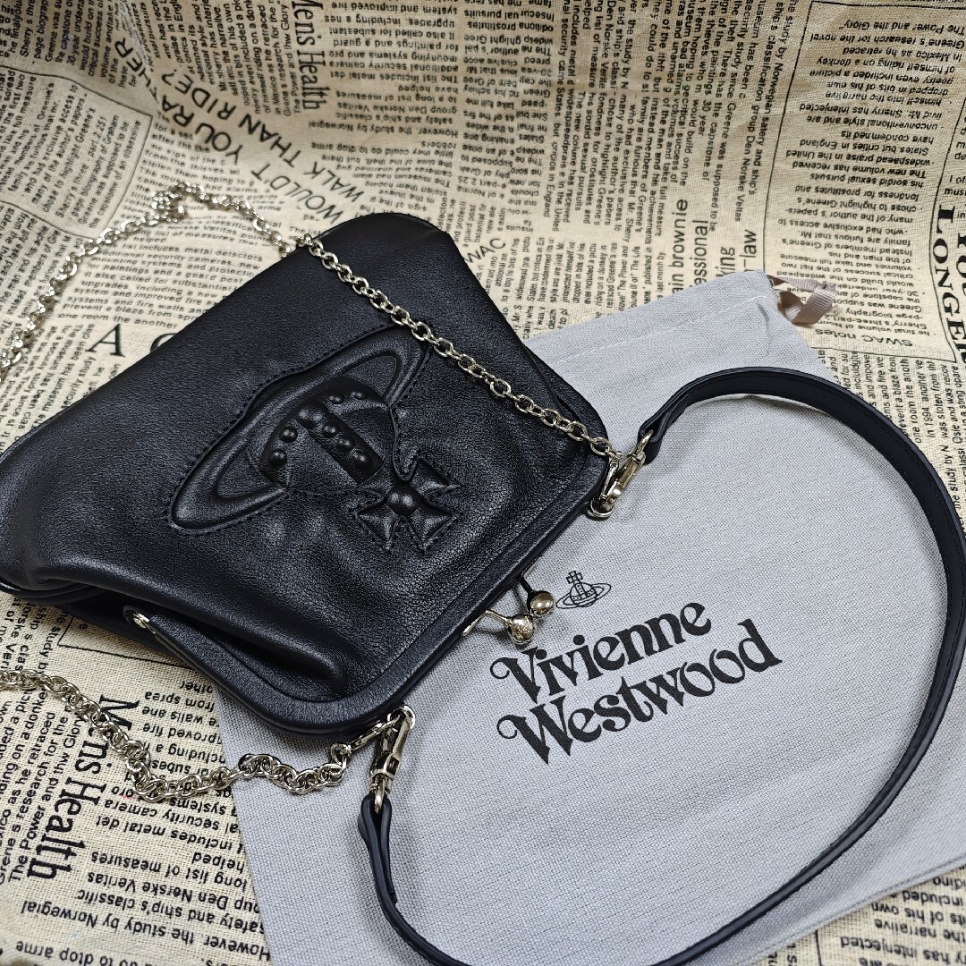 Vivienne Westwood(ヴィヴィアンウエストウッド)のVivienneWestwood がま口 2wayショルダーバッグ レディースのバッグ(トートバッグ)の商品写真