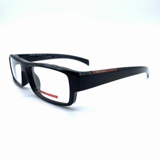 プラダ(PRADA)のPRADA Eyeglasses プラダ メガネ ロゴ入り サングラス 度無し(サングラス/メガネ)