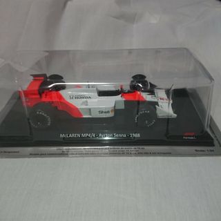 【美品 】1/24McLAREN4/4アイルトンセナ1988(ミニカー)