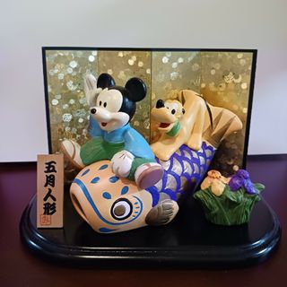 ディズニー(Disney)のディズニーストアグッズ　五月人形　ミッキー&プルート　こいのぼり　置物(置物)