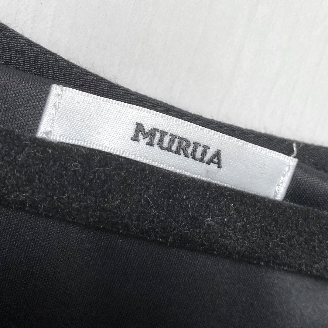 MURUA(ムルーア)の【未使用】MURUA ムルーア　ロング ワンピース　シースルー　ブラック　黒 レディースのワンピース(ロングワンピース/マキシワンピース)の商品写真
