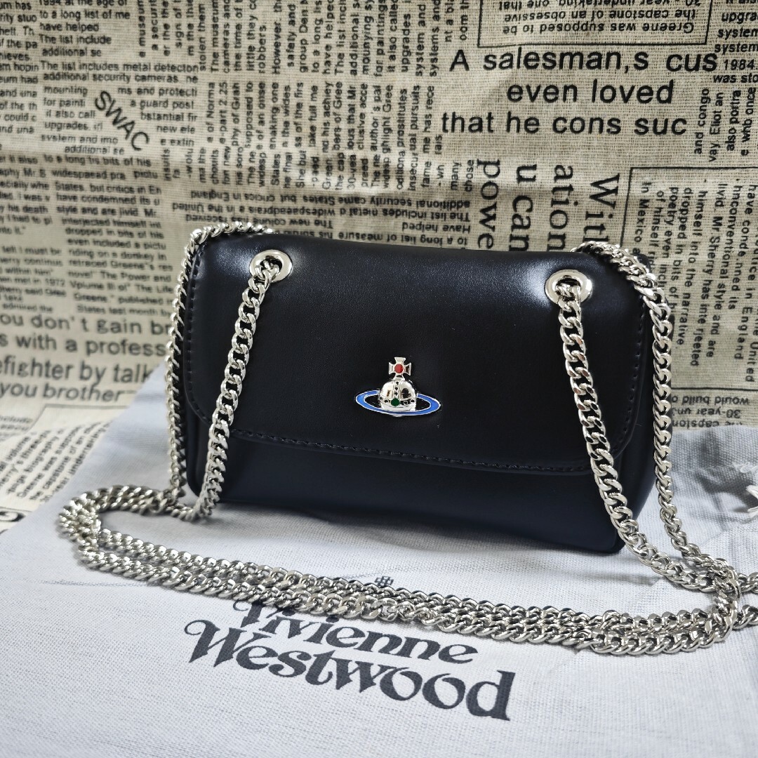 Vivienne Westwood(ヴィヴィアンウエストウッド)のVivienne Westwood ショルダーバッグ ブラック レディースのバッグ(ショルダーバッグ)の商品写真