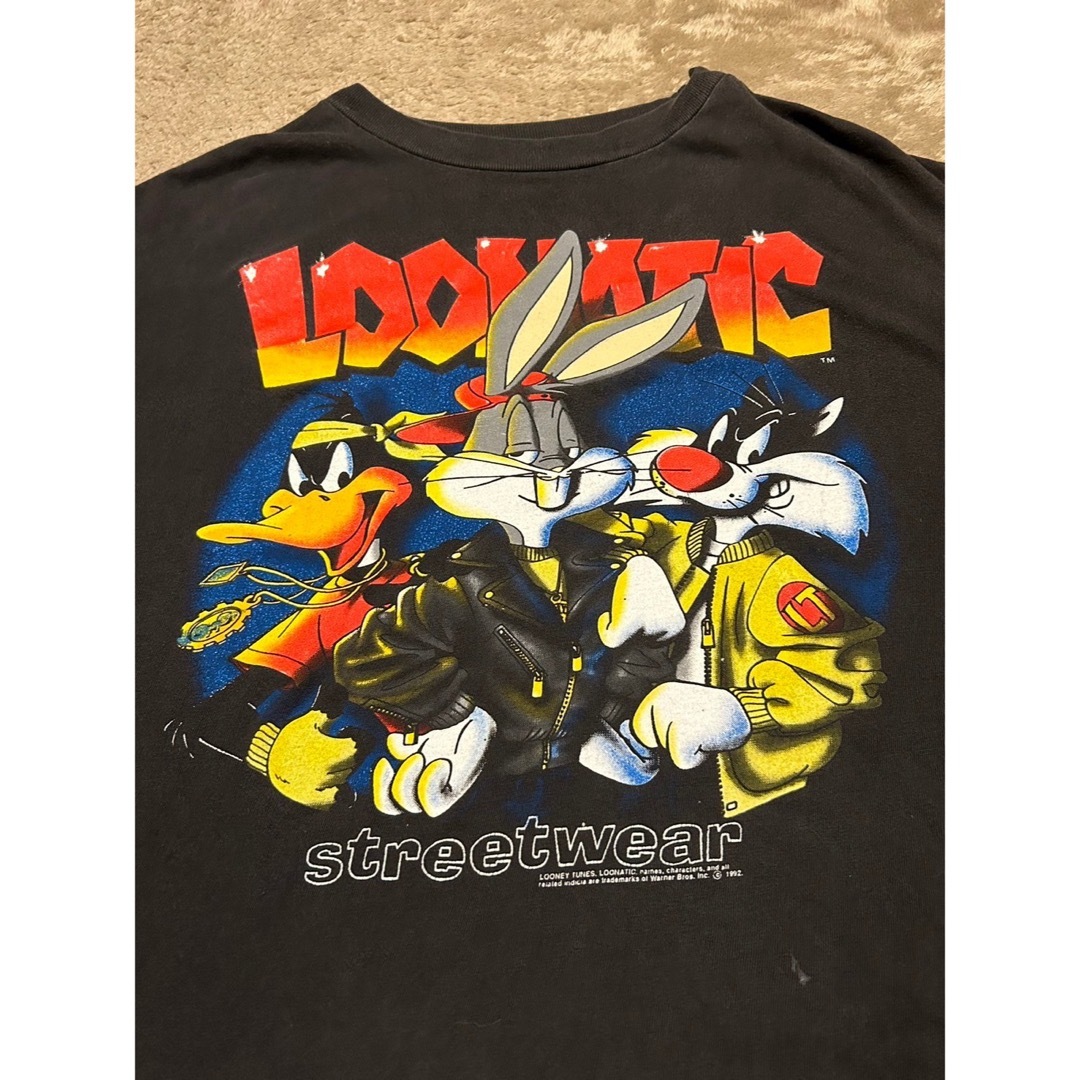 90s Looney Tunes USA製　ヴィンテージT シングルステッチ メンズのトップス(Tシャツ/カットソー(半袖/袖なし))の商品写真