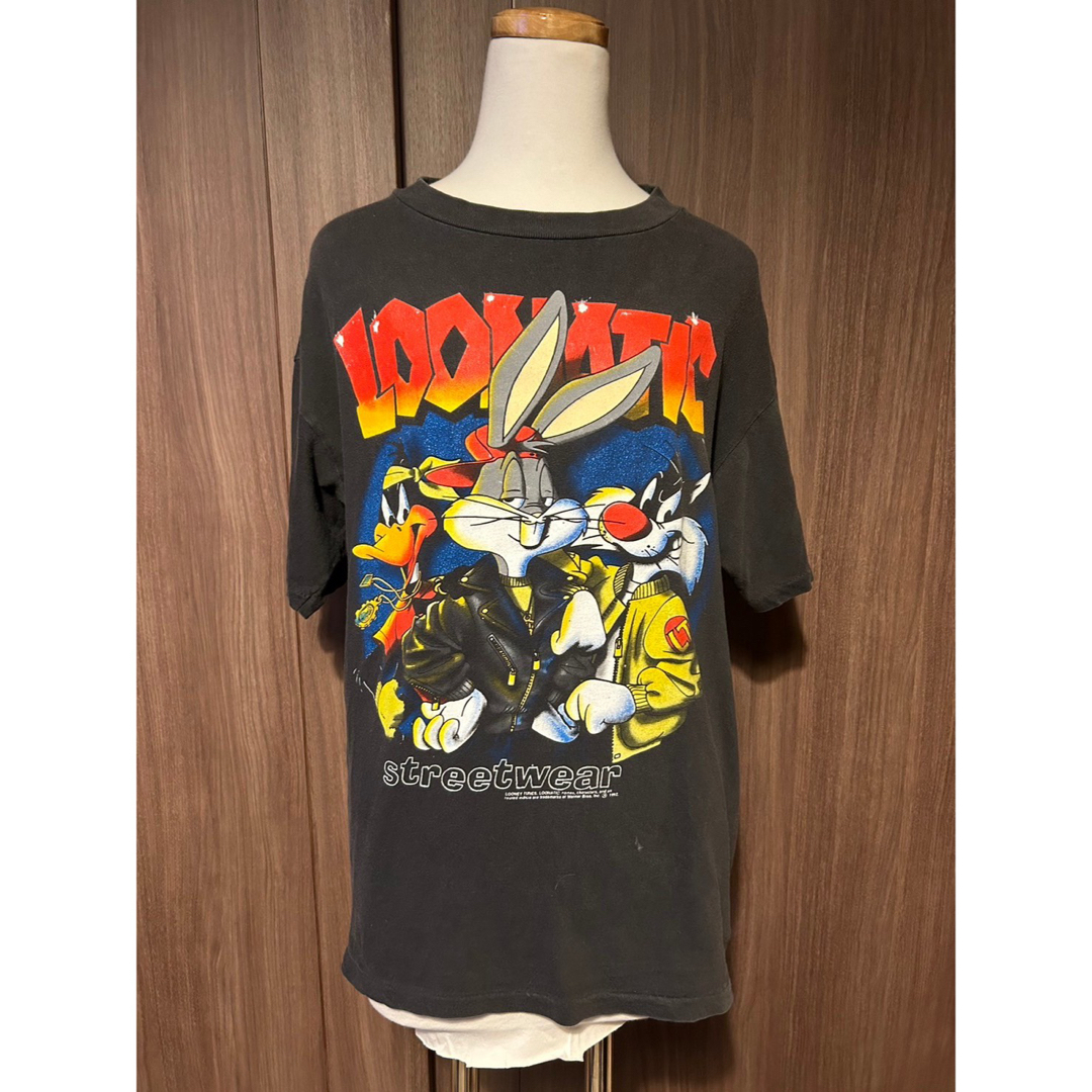 90s Looney Tunes USA製　ヴィンテージT シングルステッチ メンズのトップス(Tシャツ/カットソー(半袖/袖なし))の商品写真